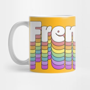 Fremont, CA \/\/\/\ Retro Typography Design T-Shirt Mug